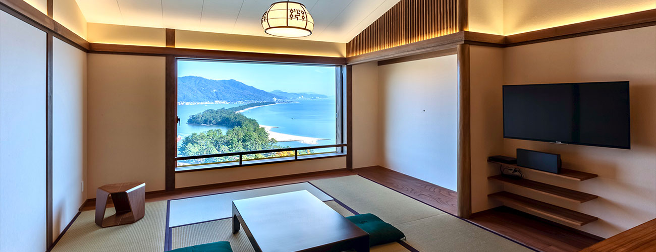 Amanohashidate a superb view Luxurious guest room　Japanese and Western style「Nyoi」